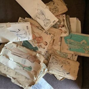 Vintage Sewing Pattern Collection in rare larger sizes!